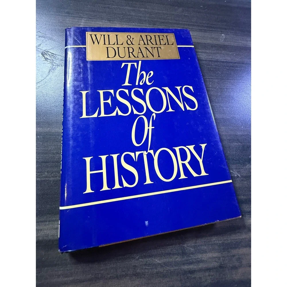 The Lessons of History Will and Ariel Durant Hardcover Book Dust Jacket